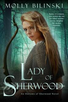 lady of sherwood Molly Bilinski Outlaws of Sherwood #1 book cover