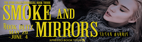 smoke and mirrors susan harris book blitz banner drunk on pop xpresso book tours.png