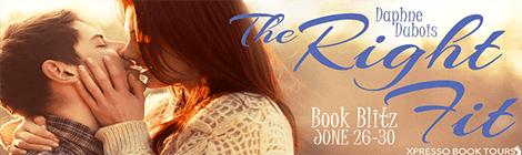 the right fit daphne dubois book blitz banner xpresso book tours drunk on pop