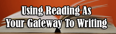 Using Reading As Your Gateway To Writing guest post banner drunk on pop