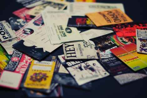 concert tickets pile stock photo pexels