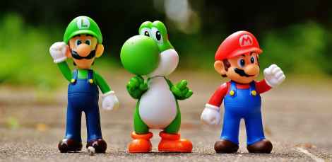 mario-luigi-yoshi-figures-163036 stock photo nintendo amibo gaming