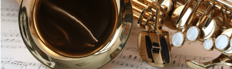 Saxophone banner stock photo pexels